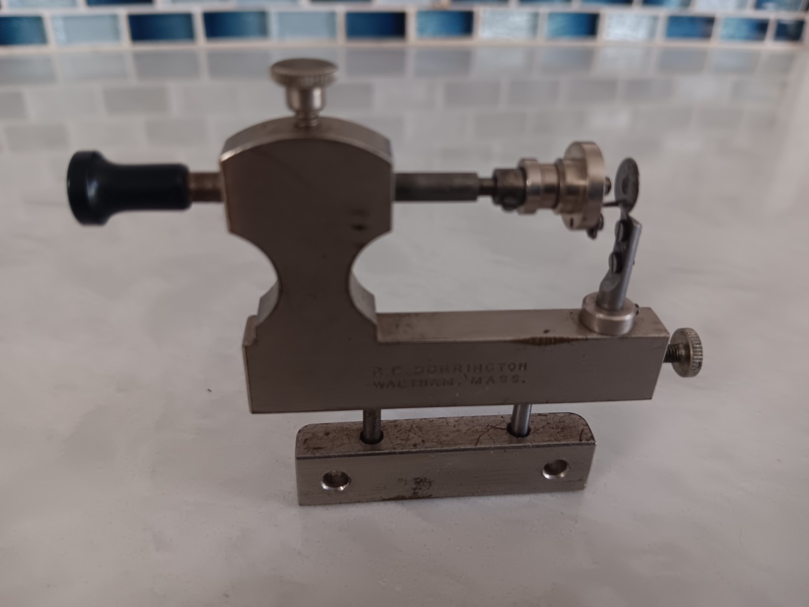 WATCHMAKERS Vintage Balance Pivot Polisher R.E. Dorrington