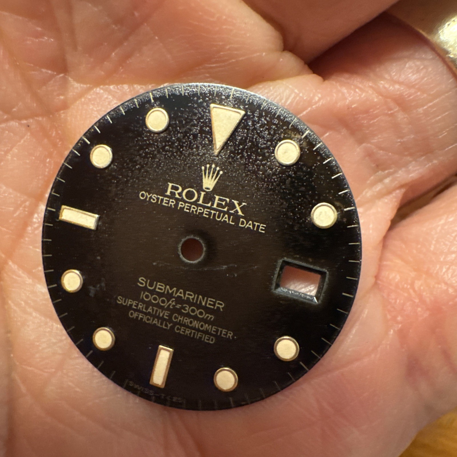 Tropical Rare Rolex Oyster Submariner 16618 16613 dial excellent Patina (S2)