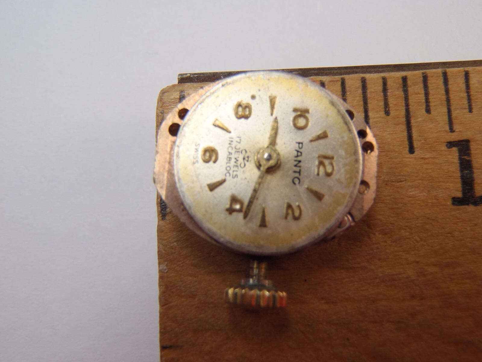 Pantc 1677 SWISS 17J MECHANICAL WOMEN’S WATCH MOVEMENT 15.6mm x 13mm