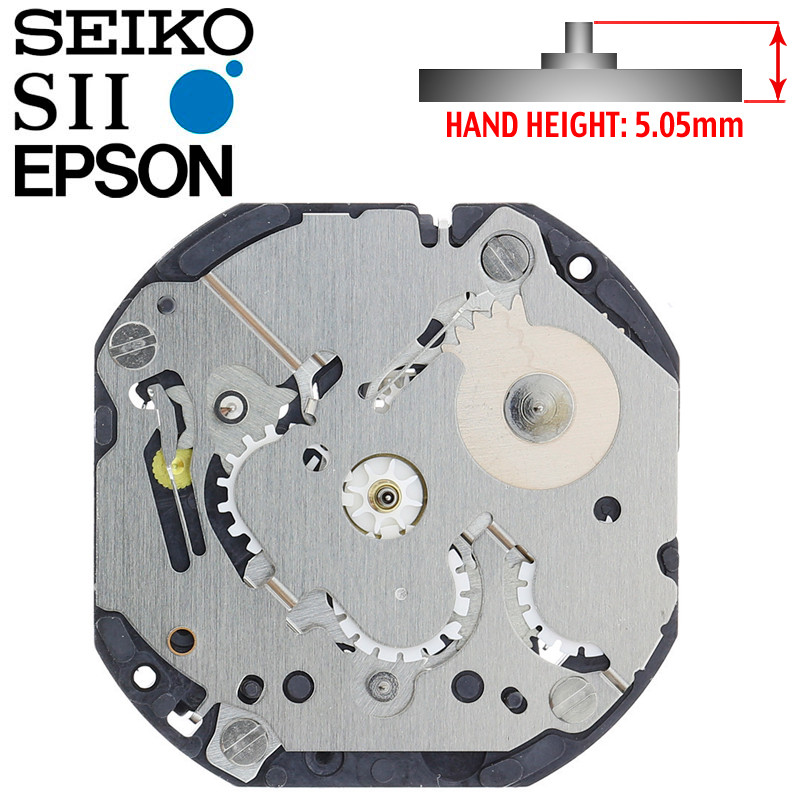 Genuine Seiko SII Epson VX3L Watch Movement Japan 3 Hands in 2 Heights Available