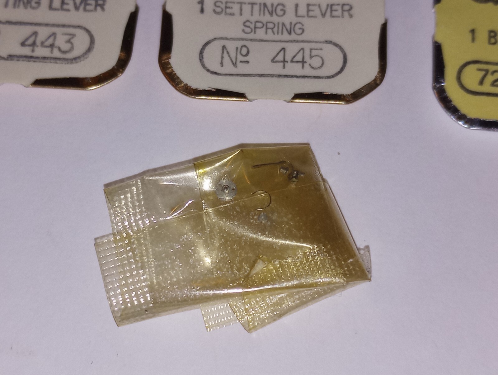 ETA 7-3/4-1010 Part #’s 401, 407, 410, 443, 445, 723 NOS (HC2)