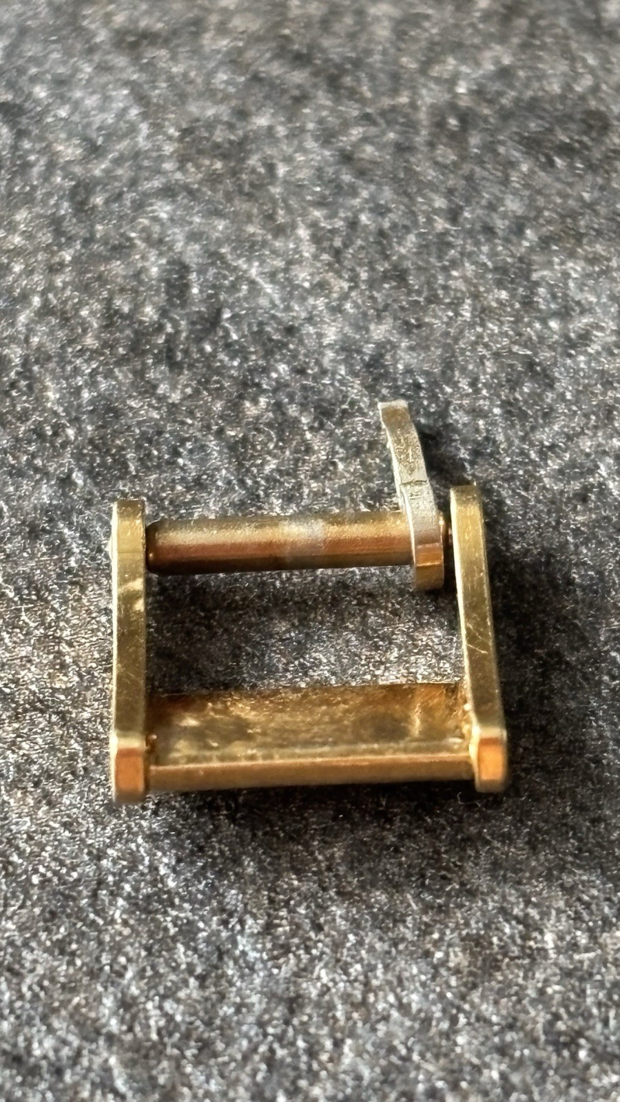 Zenith Star Buckle 10mm Vintage Gold Steel Gold Buckle Original