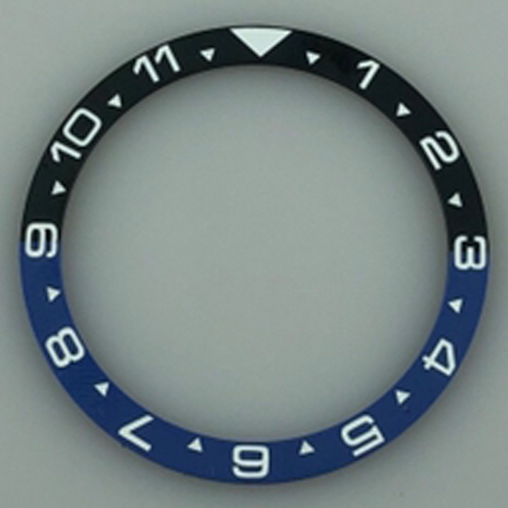 38mm*31.5mm Ceramic/Stainless Steel Bezel Green Gray Black Blue Watch Parts
