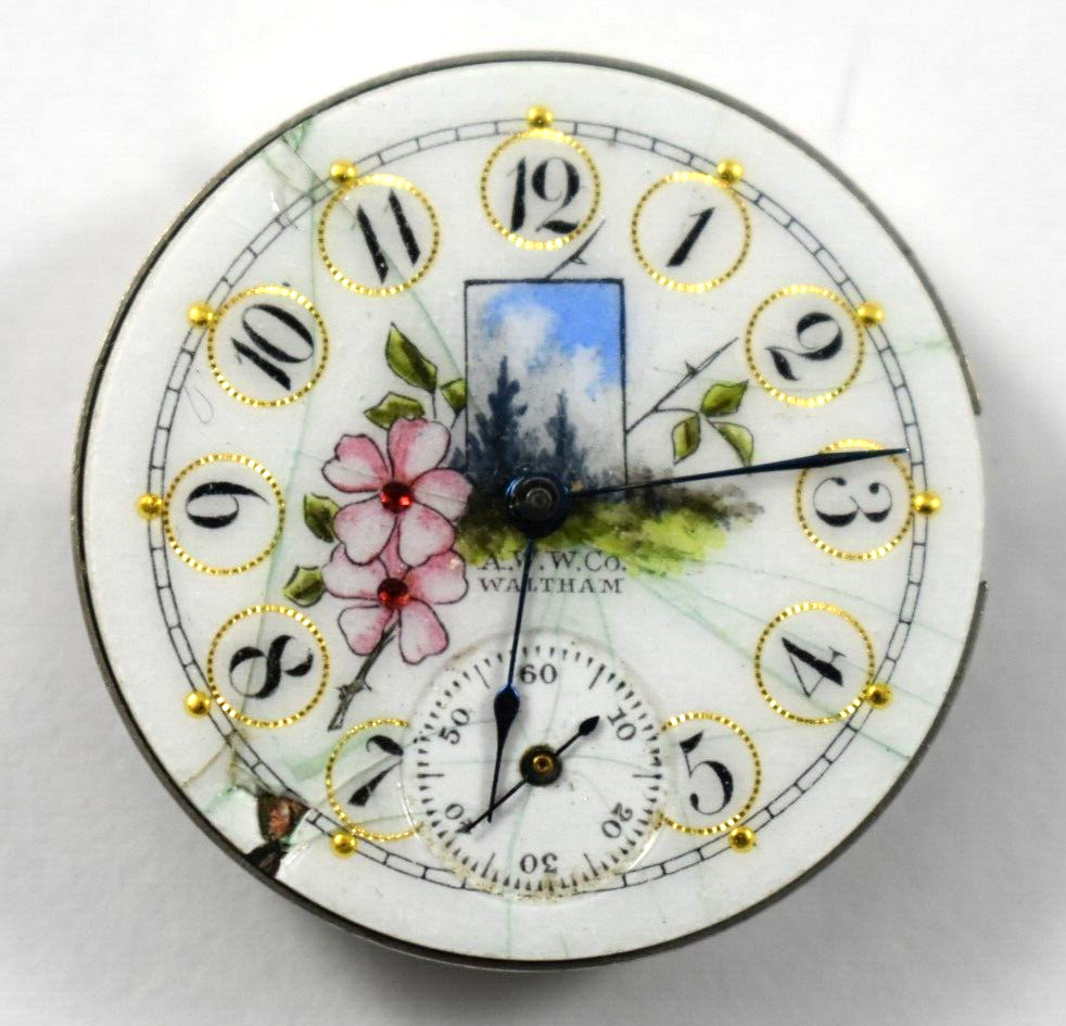 Vintage Waltham Grade 64 0s 11J Hunting Pocket Watch Movement lot.fm