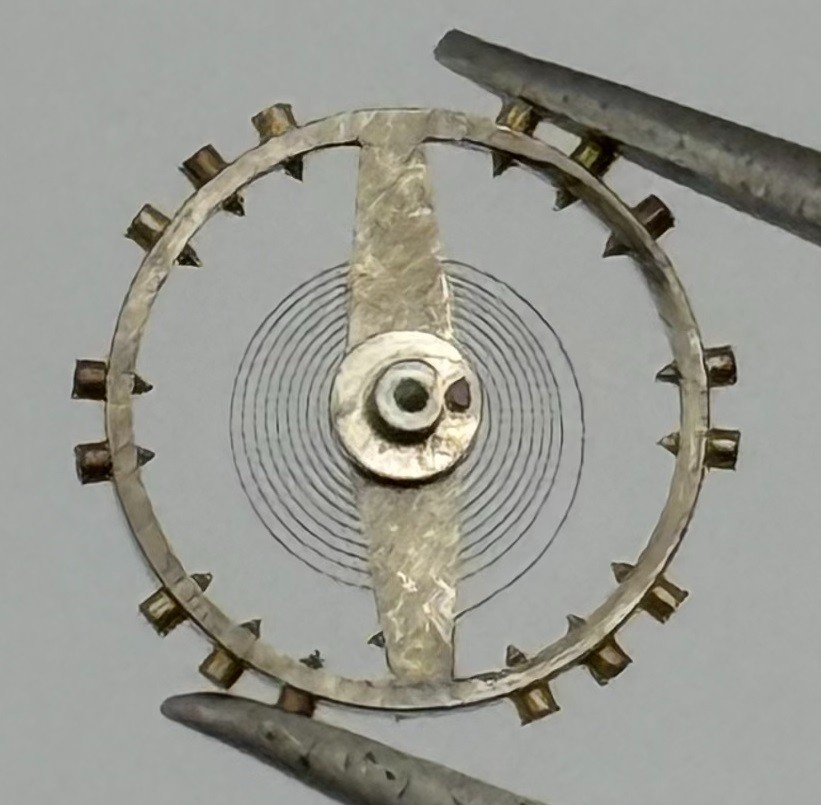 Pierce 861 Balance Wheel Complete And Spring 8¾’’’ 284 Watch Movement Parts NOS