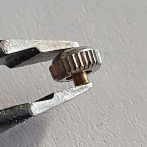 Benrus Water Resistant Steel Crown