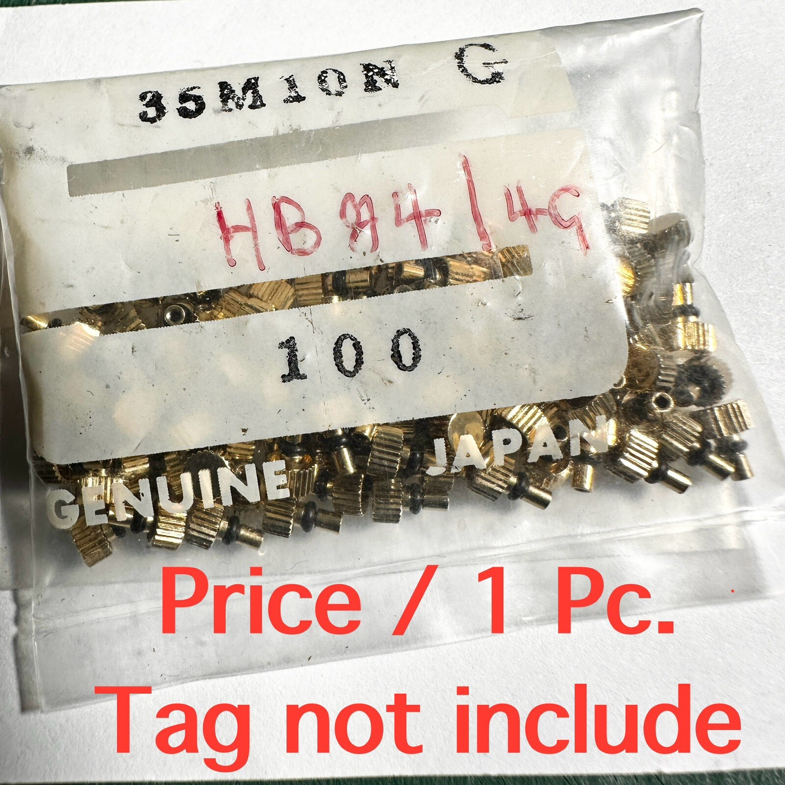 NOS GP CROWN VINTAGE SEIKO 6105 6106 6119 MODELS SEE LIST. FREE GASKET 35M10