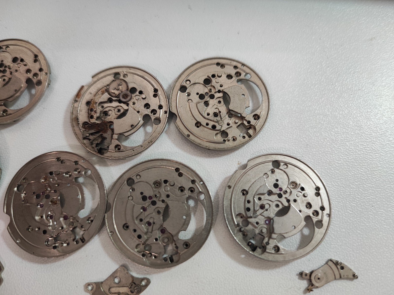 AS ST 1950/51 Watch LOT Main Plate – Platina – Part 25.9 mm For parts and spares