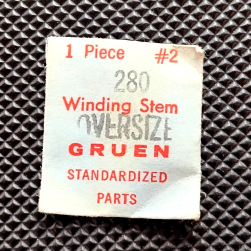 Gruen 280 300 301 328 329 530 531 Winding Stem “Oversize” watch part #200/929F