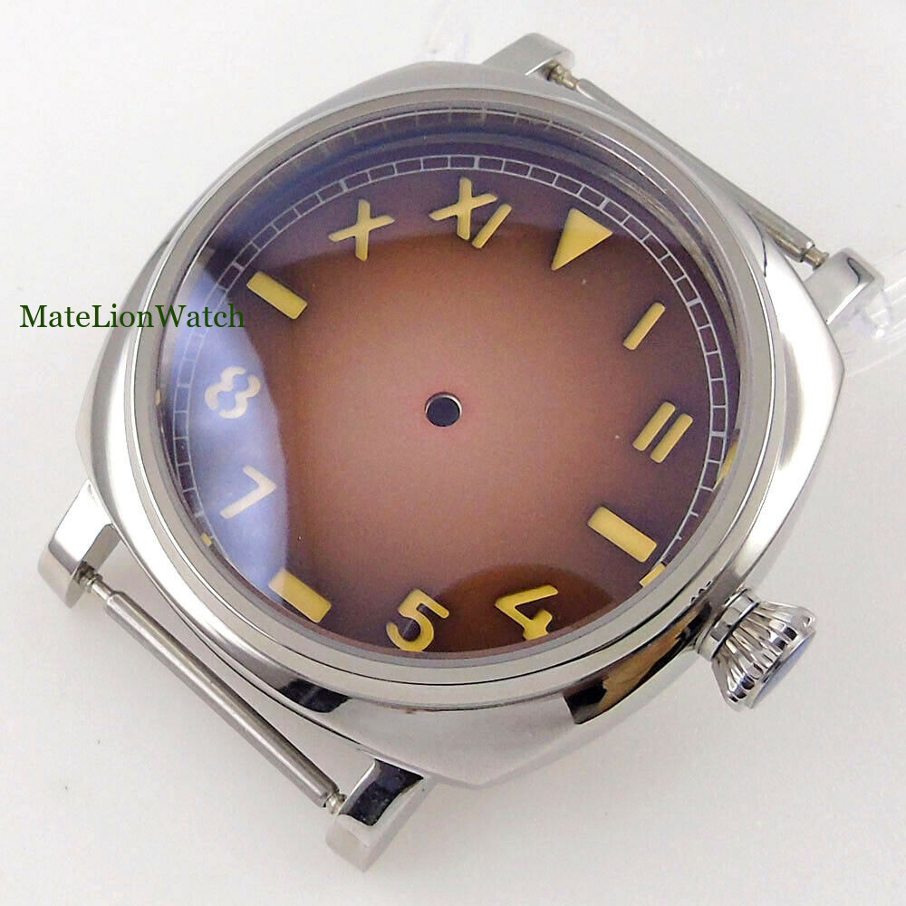 20BAR 42mm Diver Watch Case For NH35A NH36A AR Coating Sapphire California Dial