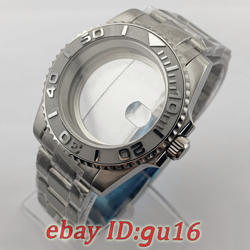 40mm Ceramic bezel Watch Case Fit NH34 NH35 NH36 ETA 2824/2836 Miyota 8215 821A