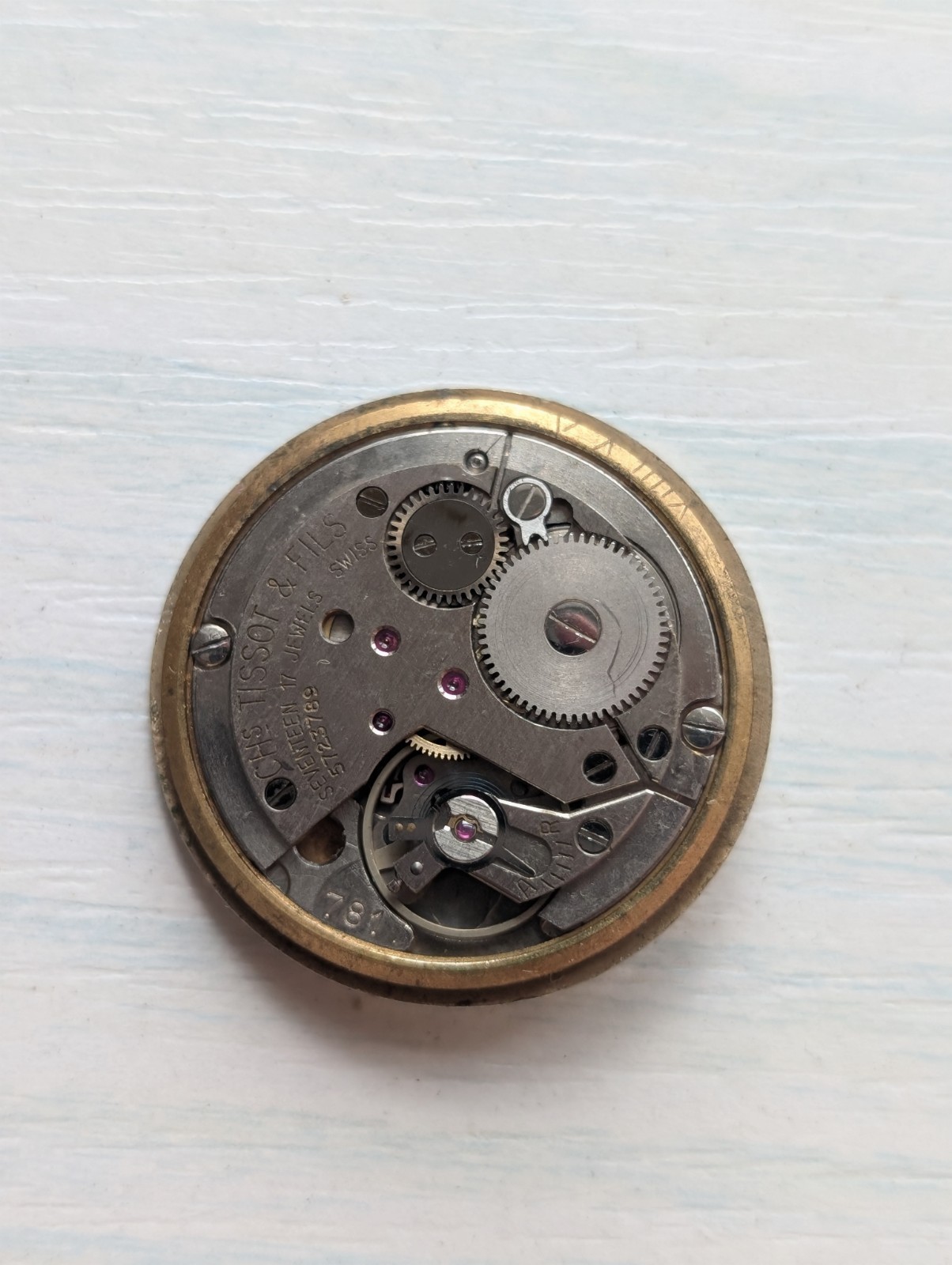 Vintage Tissot 781 Mechanical Watch Movement (Spares/Repairs)