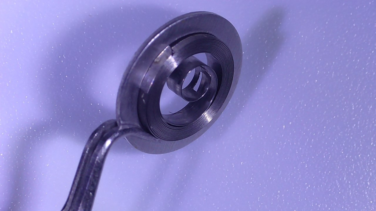 Barrel Spring Watch No. 150F27 Ø 7.5 Height 1.5 Thickness 0.075 Length 270 Mm