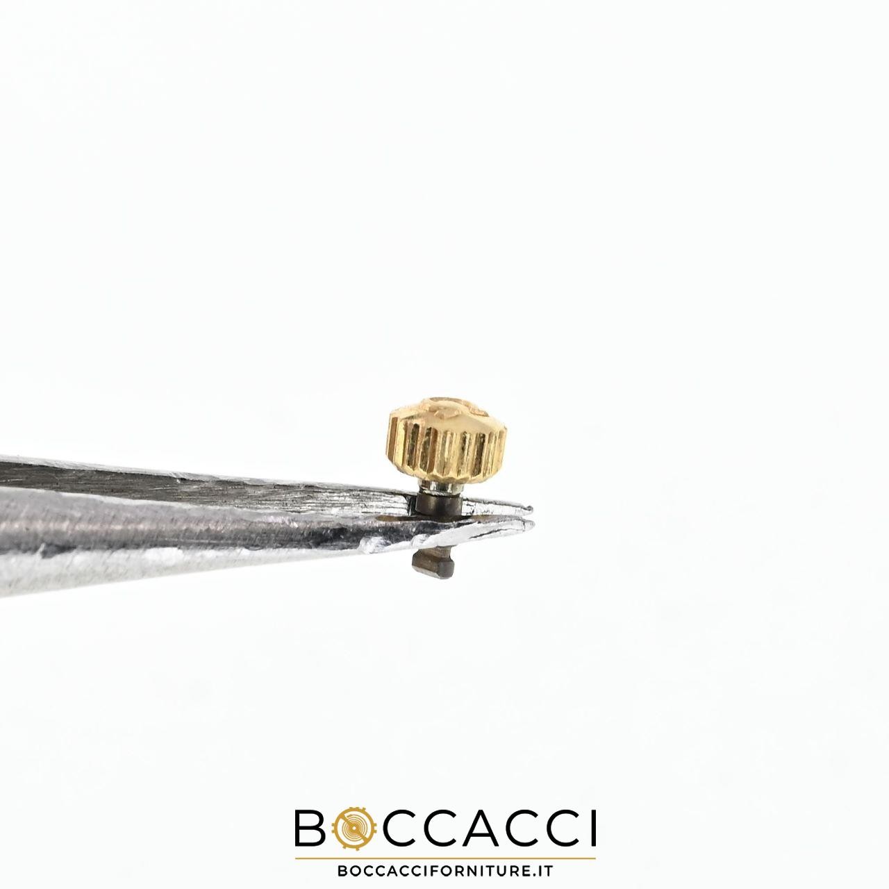 OMEGA 65051 Yellow Gold Crown Ø 2.50mm, Tube 1.60mm (EXCELLENT STATE)
