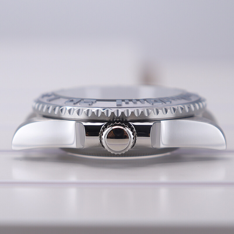 40mm Silver watch Case+Submarine Bezel For Seiko NH35 nh36 Eta2824 8215 Movement