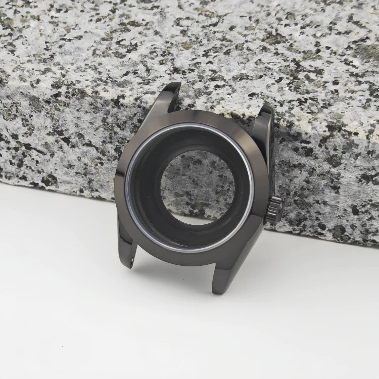 31mm Matte Sandblasted Watch Case Sapphire Glass For NH05 NH06 Movement