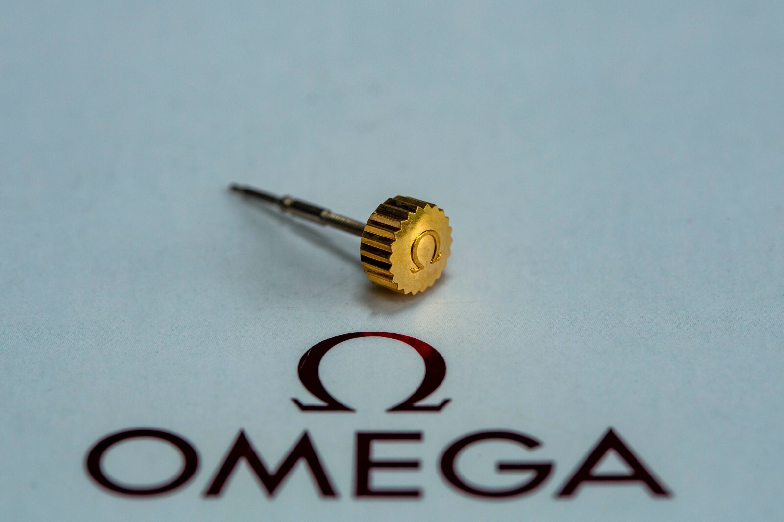 Original Omega Gold Plated Crown + Stem Cal. 861 – NOS