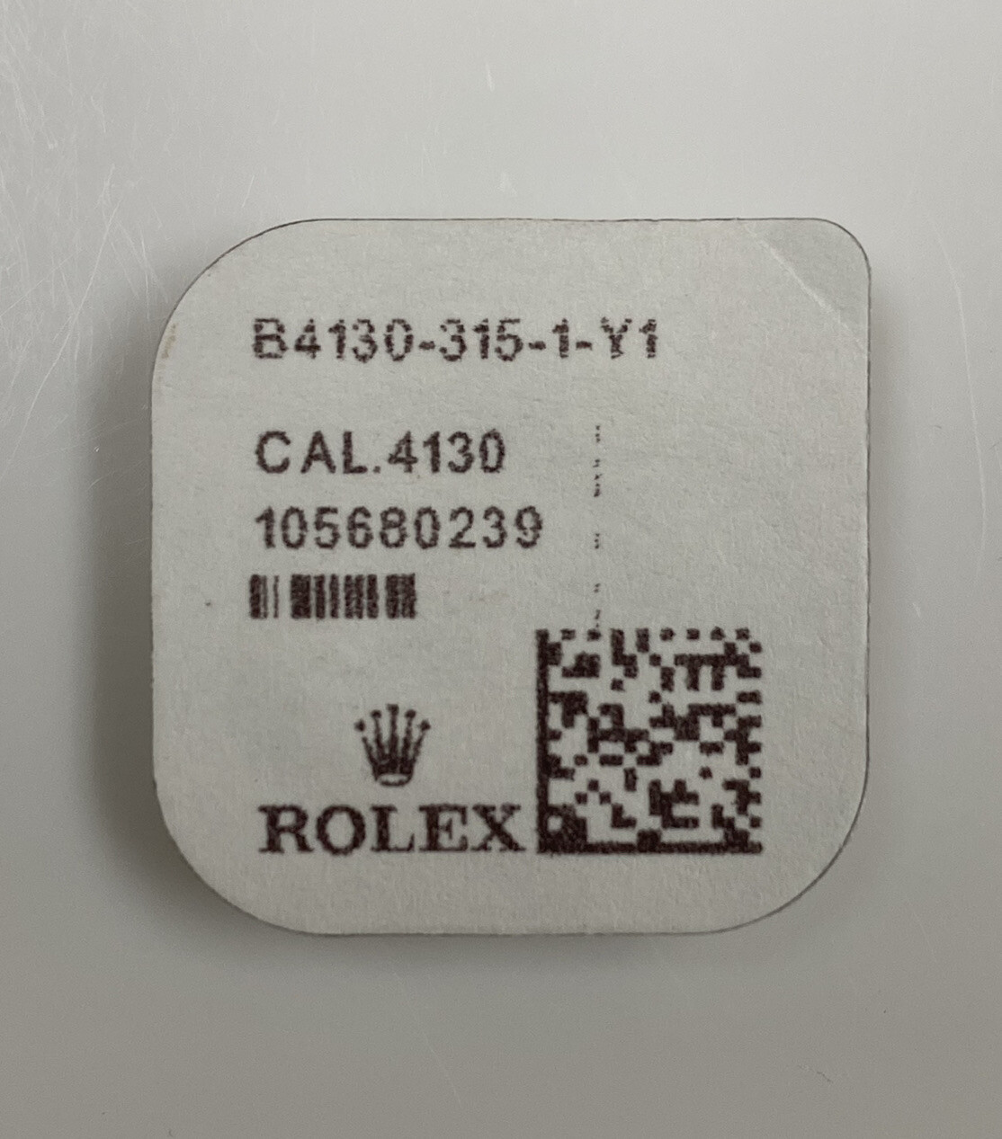 Genuine Rolex Daytona 4130-315 Barrel Complete w/ Mainspring -Factory Sealed NOS