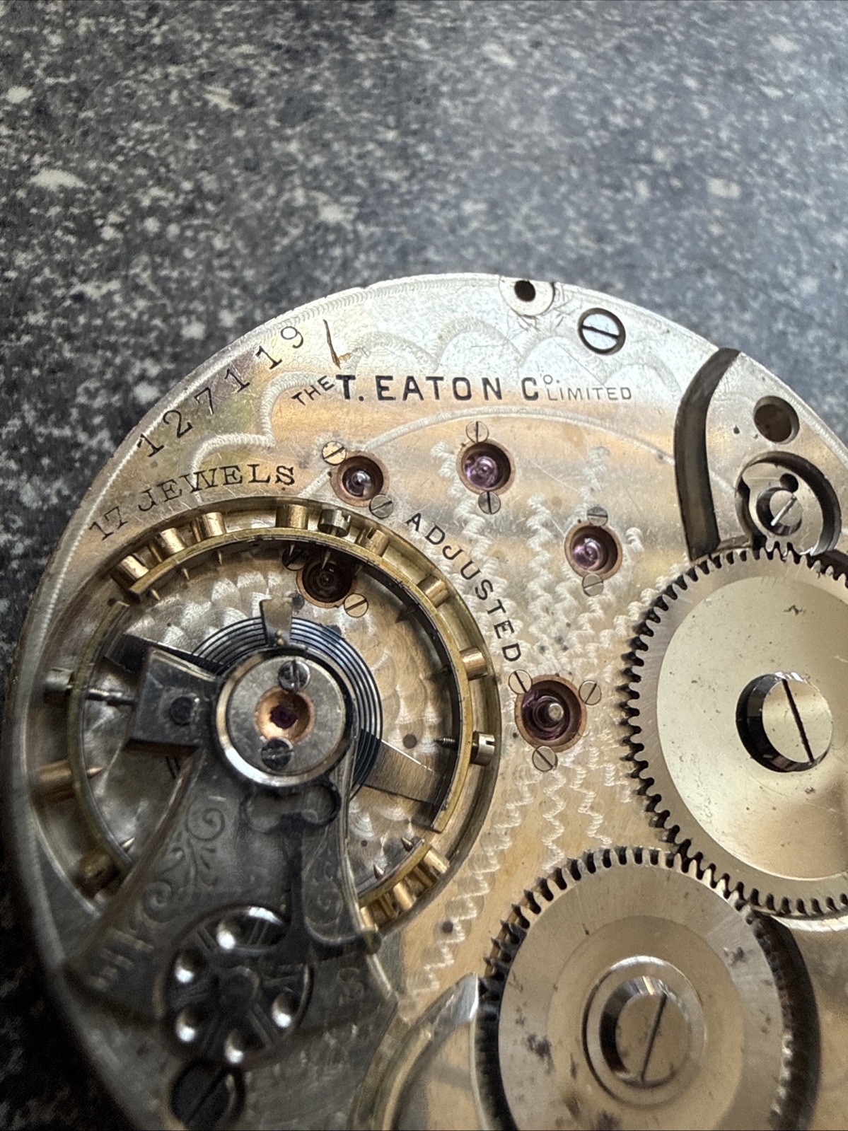 Antique Eaton Company Limited Movement 20 Ligne 18s Spare Repair