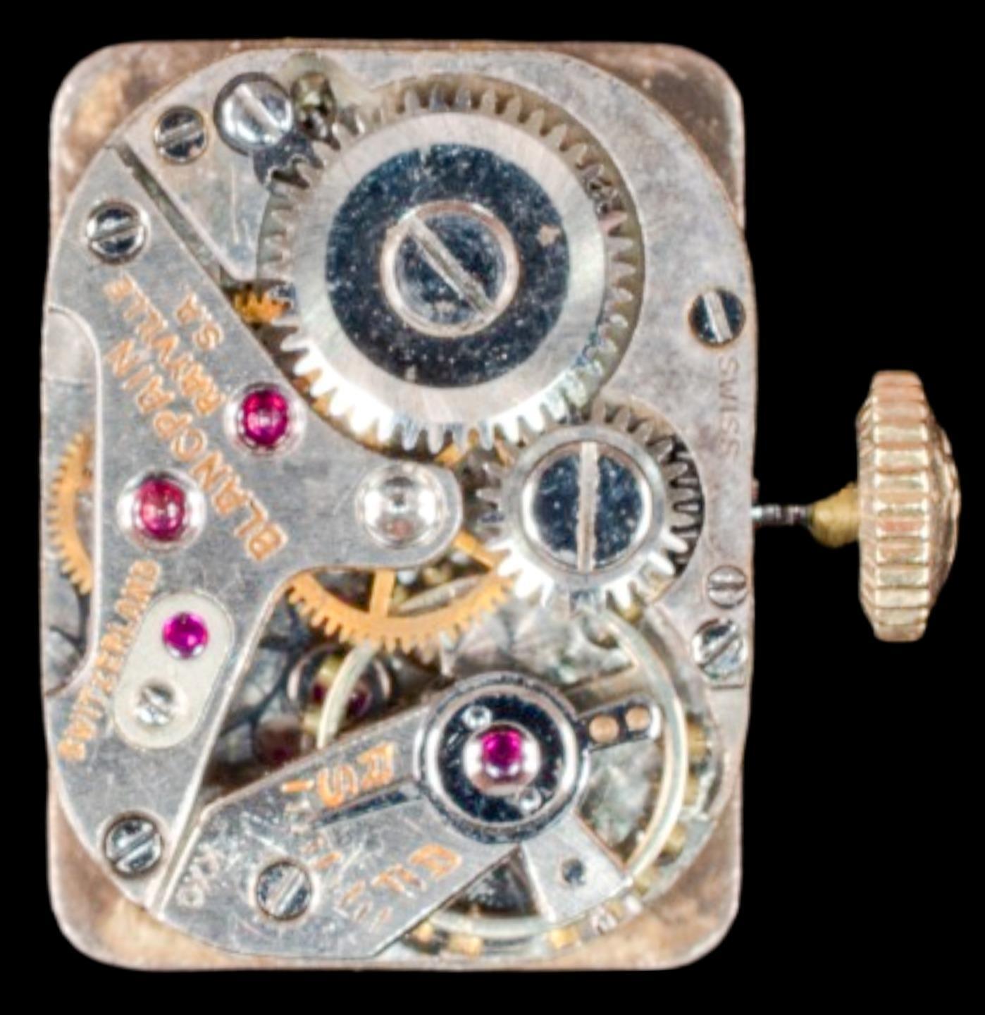 BLANCPAIN T&H 17 Jewel Movement Silver with Gold Markers