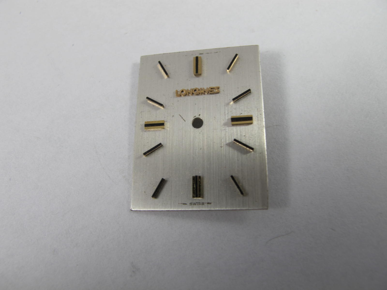 LONGINES VINTAGE RECTANGULAR WATCH DIAL BY SINGER FRO 17J WATCH