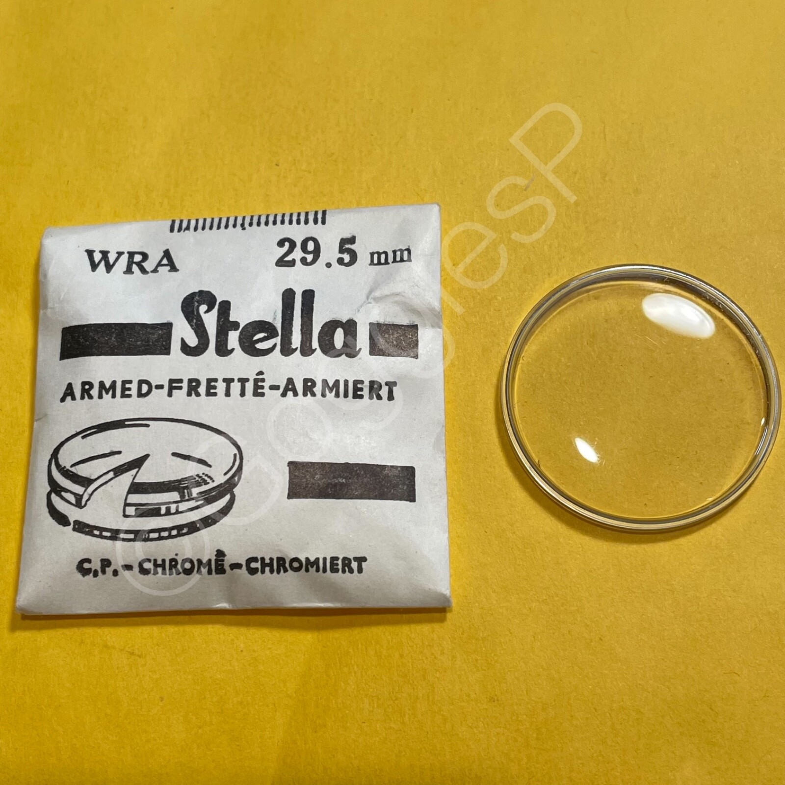 Stella WRA Waterproof Crystal w/White Tension Ring(Choose Size)