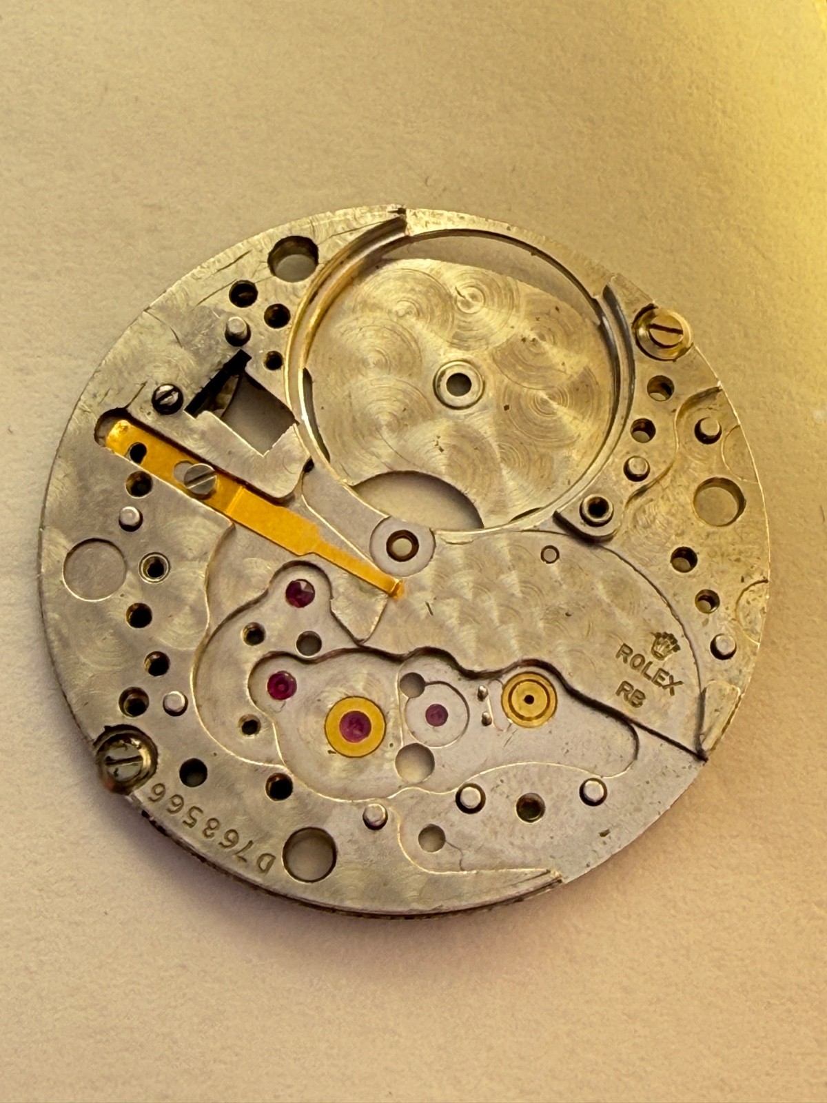 Genuine Rolex 1570 1530 1555 1556 Caliber Main Plate for Watch Movement perfect