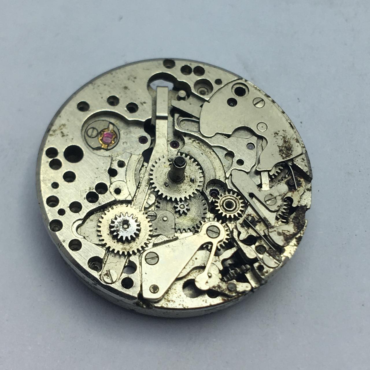Camy Cal.2612 Alarm Manual Winding Watch Movement Need Service SBZ81RM4(SS)