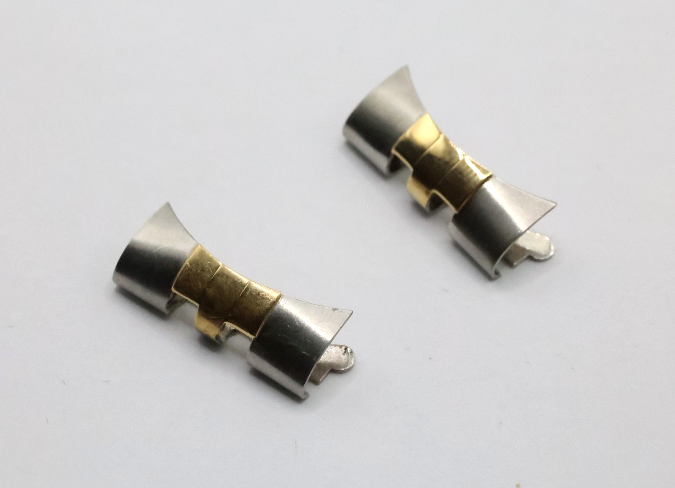 Authentic 455B Rolex 20mm End Links 18k Yellow Gold & Stainless Steel #666