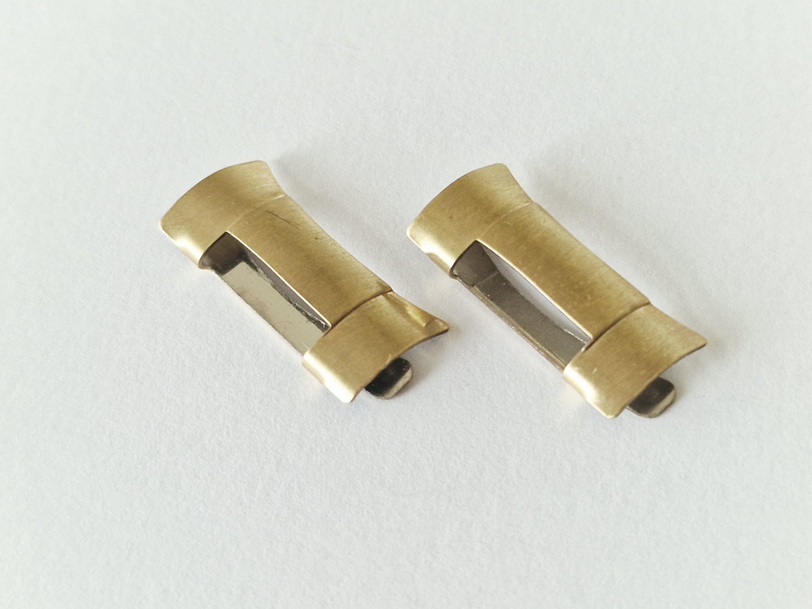 Omega Bracelet End Piece/Link Gilt Reference 706 Genuine (x2)