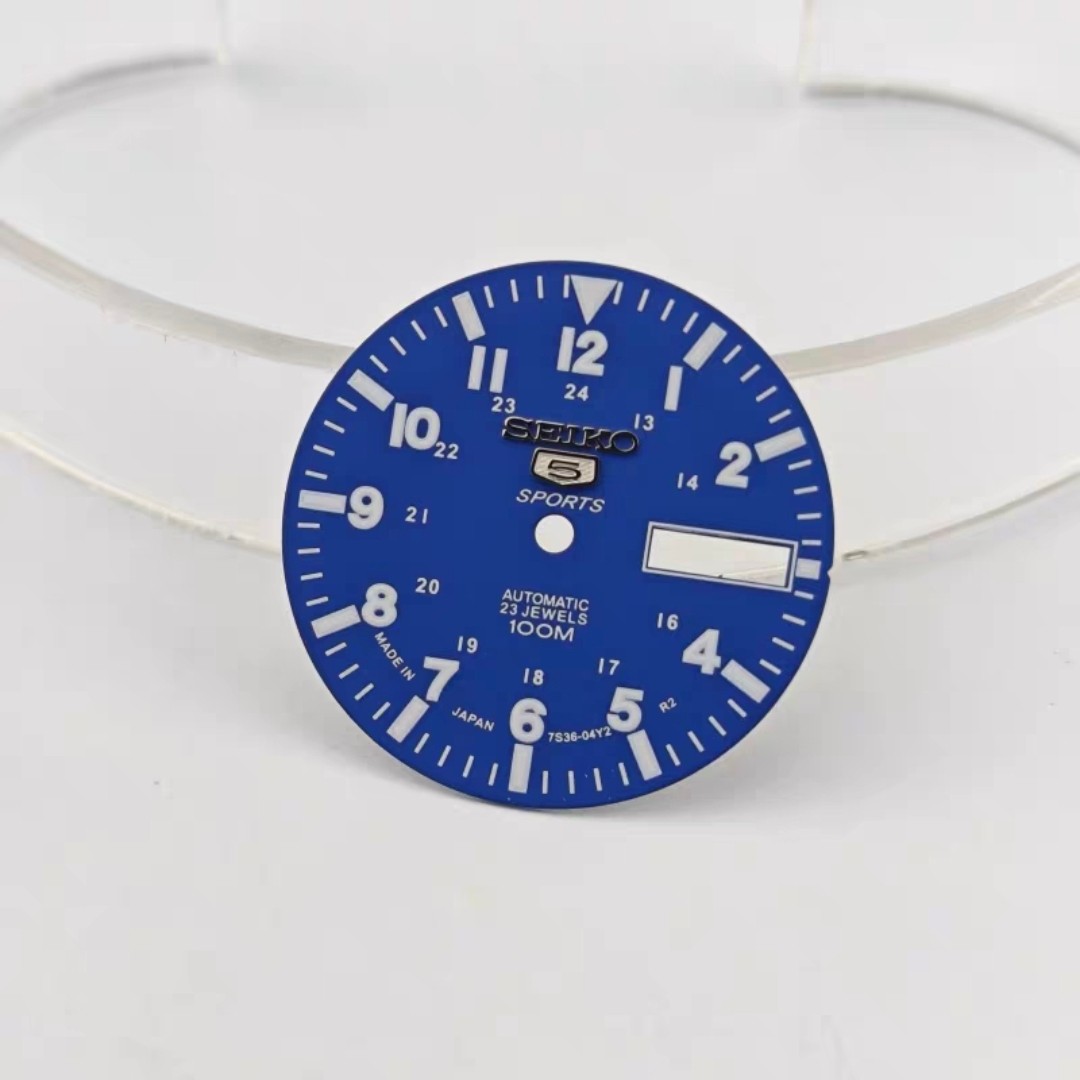 28.5mm C3 Green Luminous Watch Dial Face for NH36A Automatic Mechanical Movement
