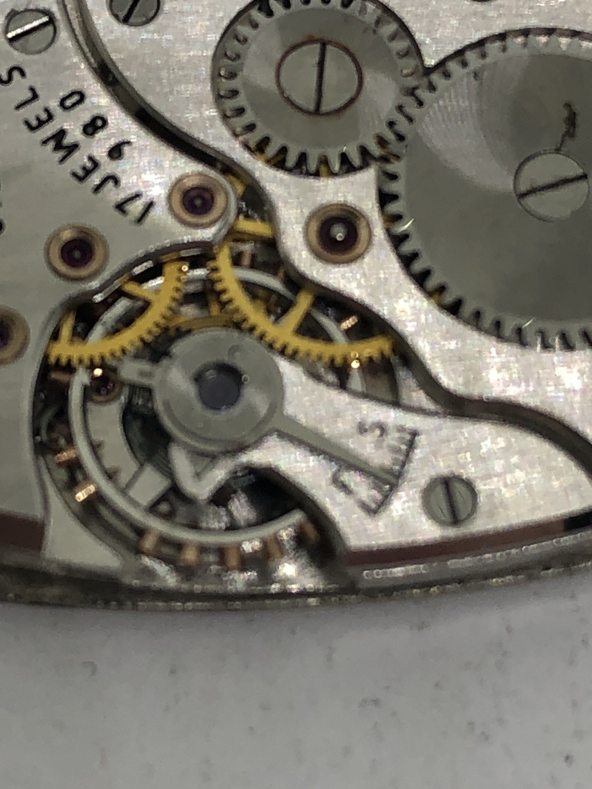 Vintage Hamilton 980 17J Watch Movement *Not Running*