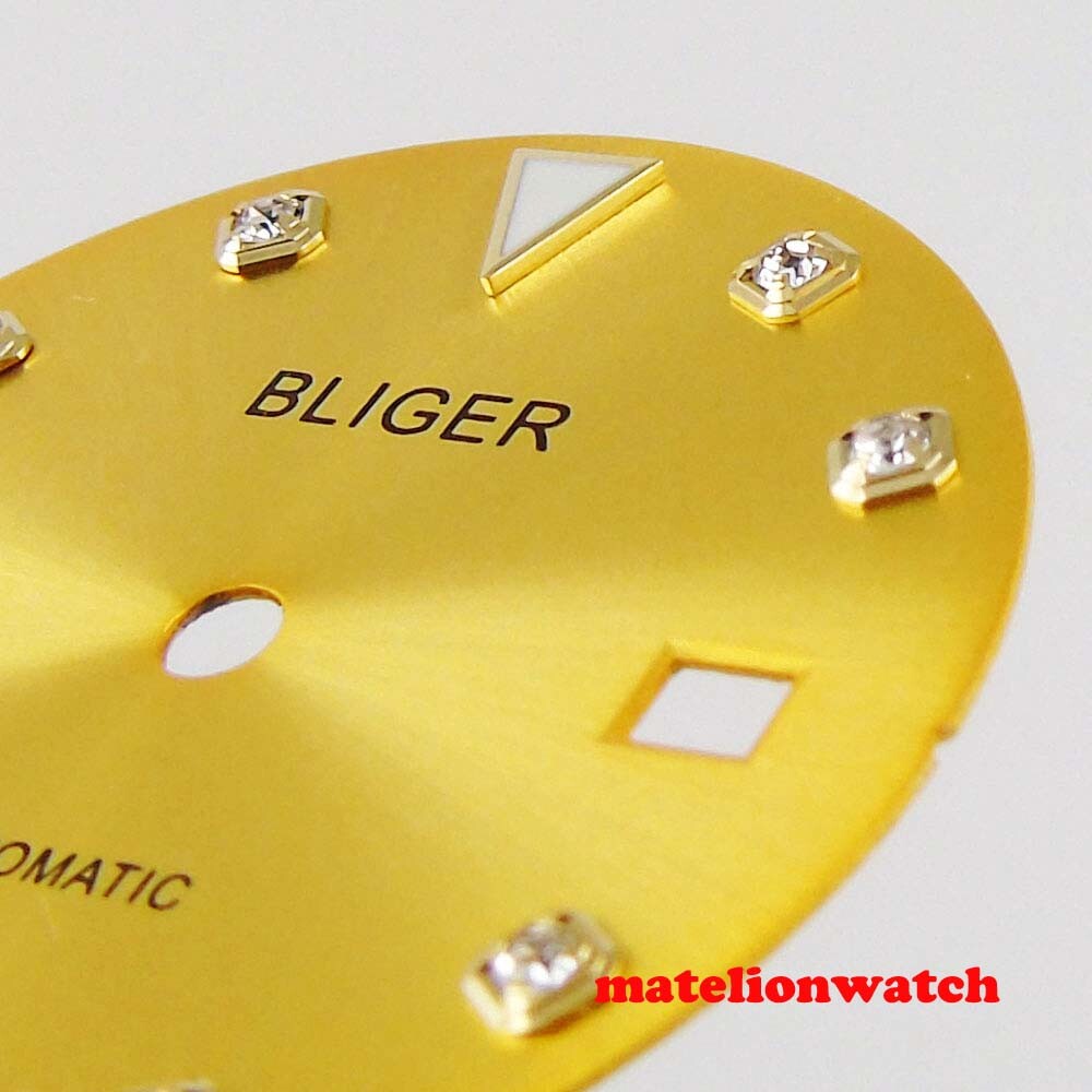 29.3mm Sterile Watch Dial For Mingzhu2813 Miyota 8215 821A Movement Date Window