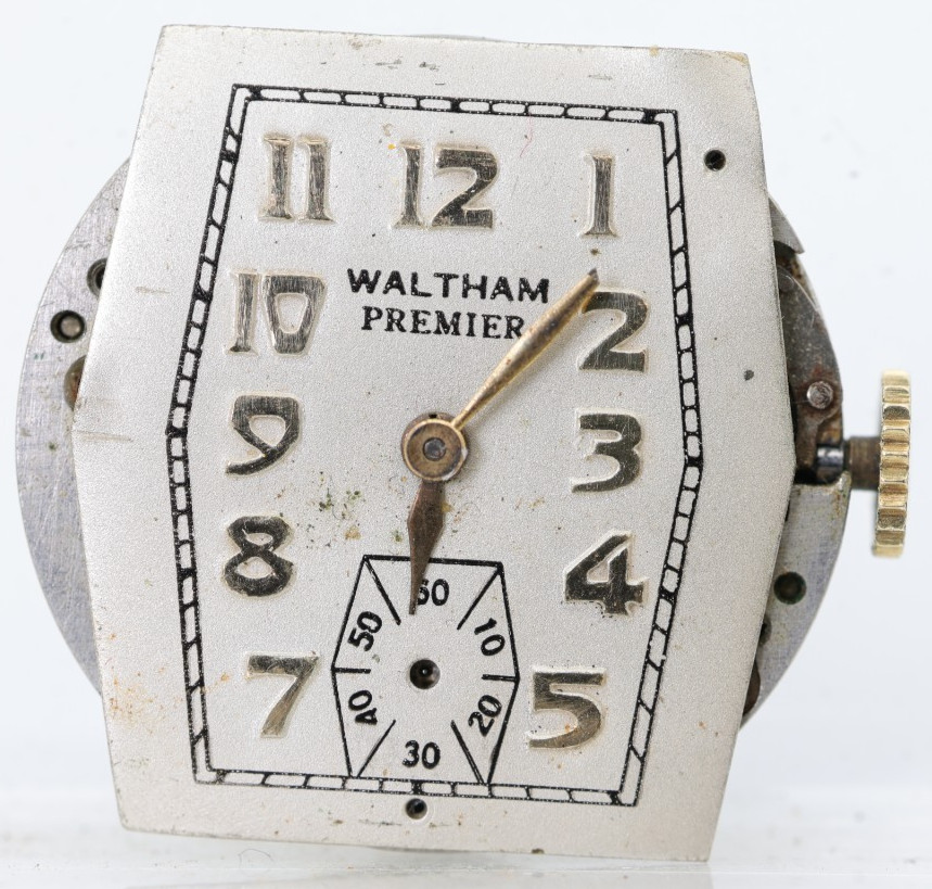 WALTHAM PREMIER Gr. No. 609, 6/0s, 9j, 29496978 WATCH MOVEMENT, FOR REPAIR (NK)