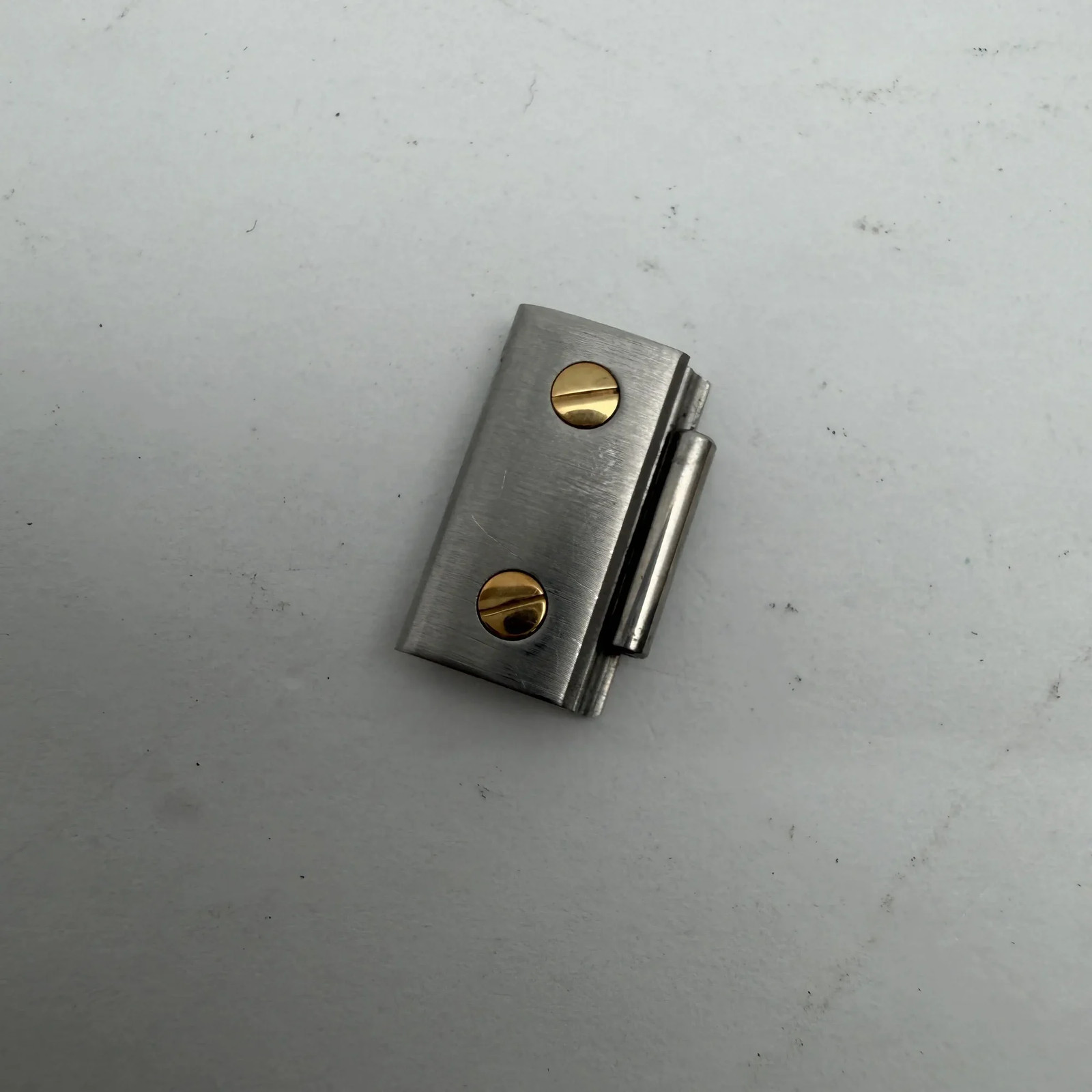 Cartier Santos 14mm Steel 18K Yellow Gold Link