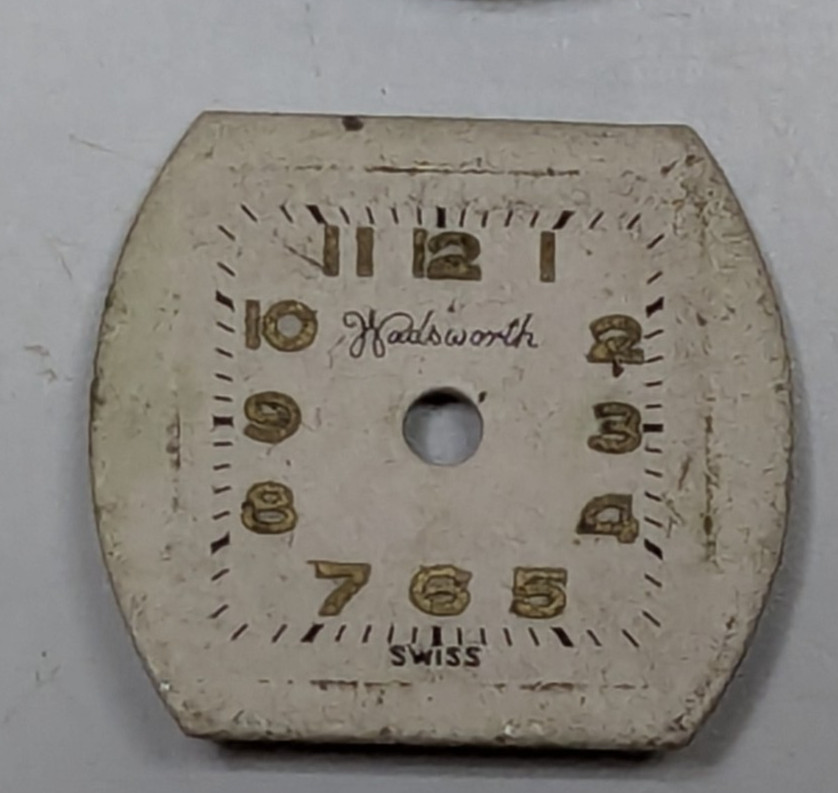 Wadsworth Watch Watchmaker Swiss 7 Jewel FHF 60 – MOVEMENT PARTS LOT