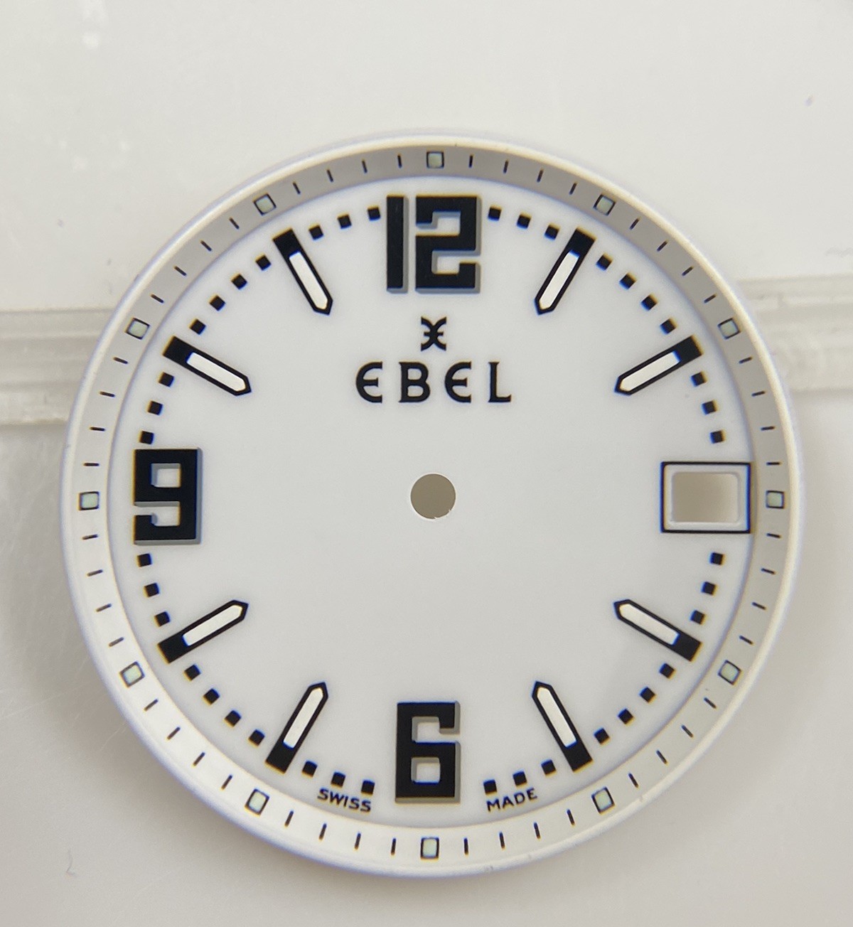 Original Ebel 38mm E-Type E9187C41 White Dial