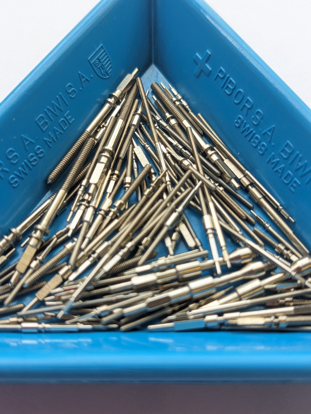 102 pcs Watch stems for Pocket & wrist watch Swiss made lot of 102 pieces x 1