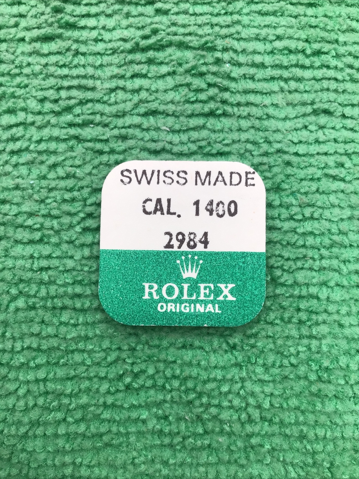 Rolex Cal. 1400 2984 Shock Spring Upper Genuine Watch Part, NOS (1 Piece)