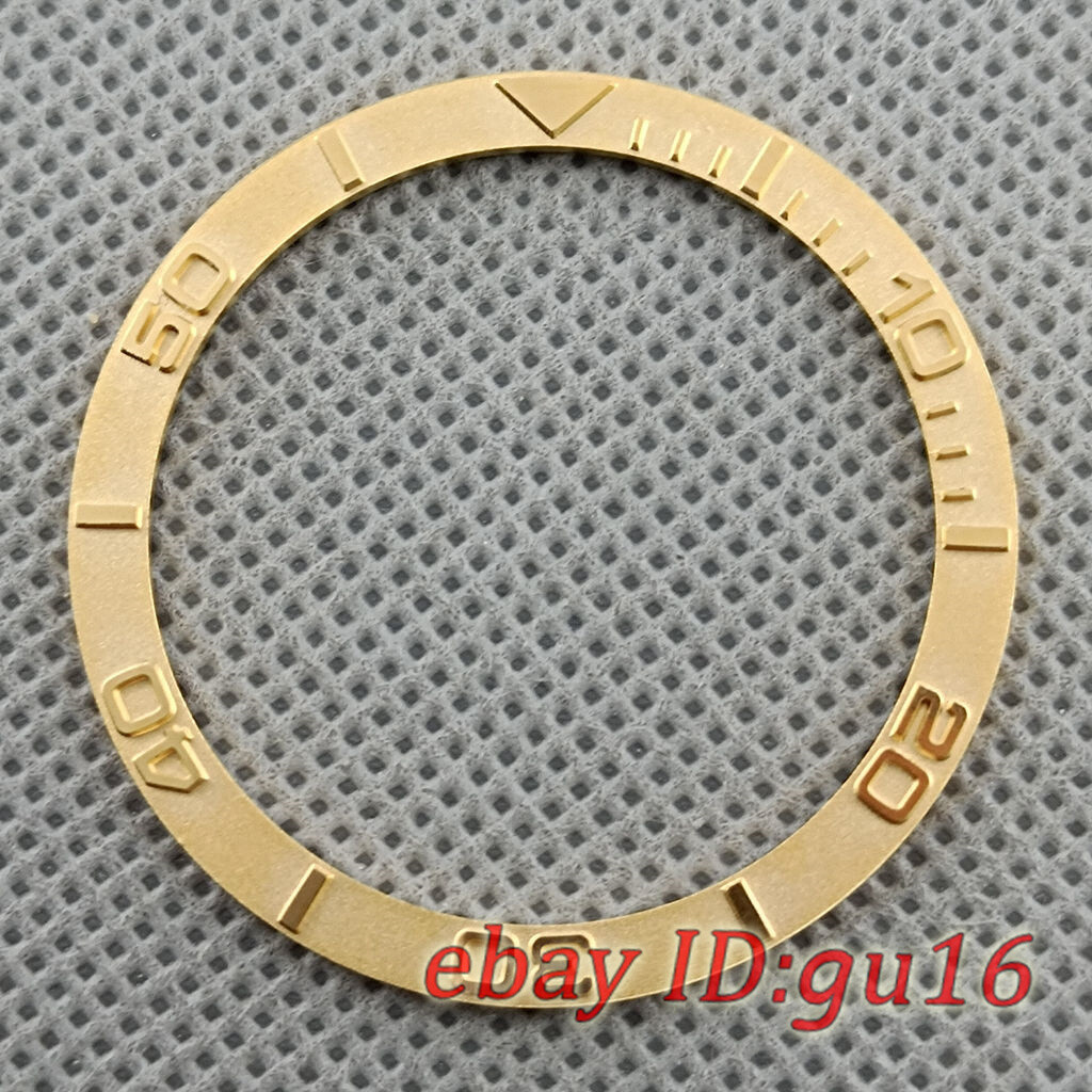 38mm Black/Blue/Green flat stainless steel bezel fit SKX007 SKX009 bezel insert