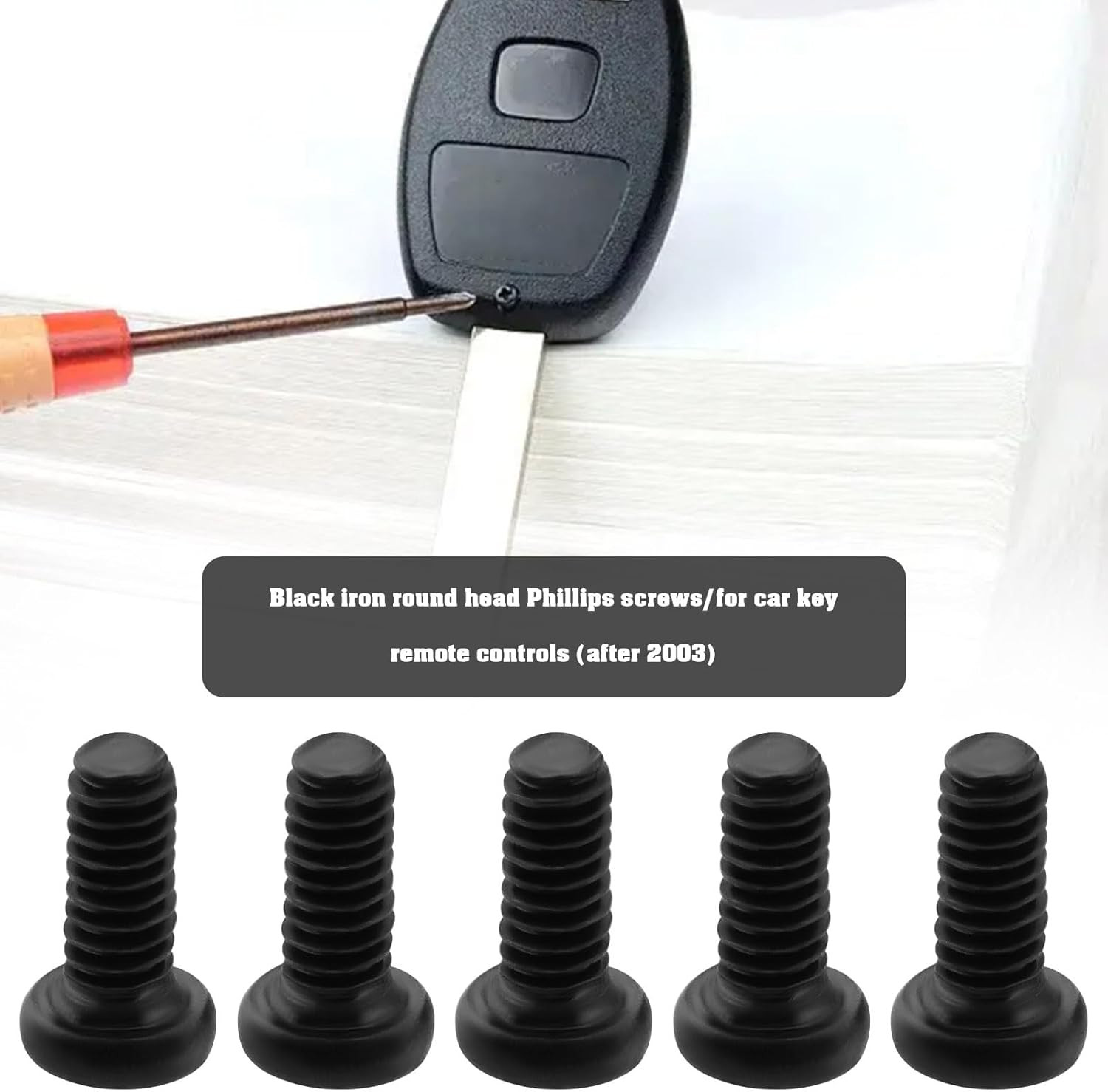 10Pcs Replacement Key Fob Screw M2 X 5Mm Screw Replacement Part 35116-SDA-A11
