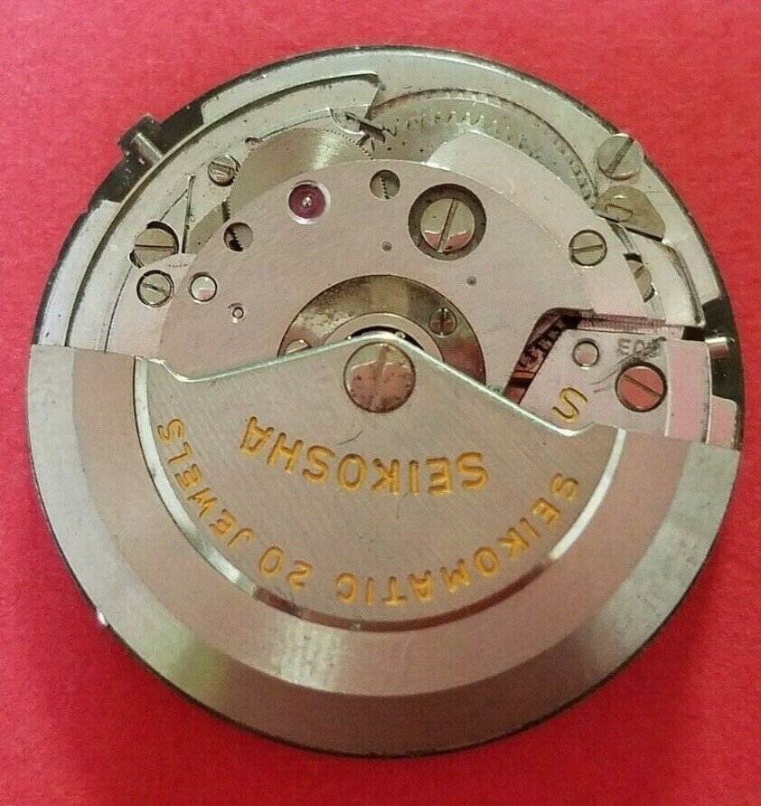 rare vintage Seikomatic diashock 20 jewels old movement junk historical gear