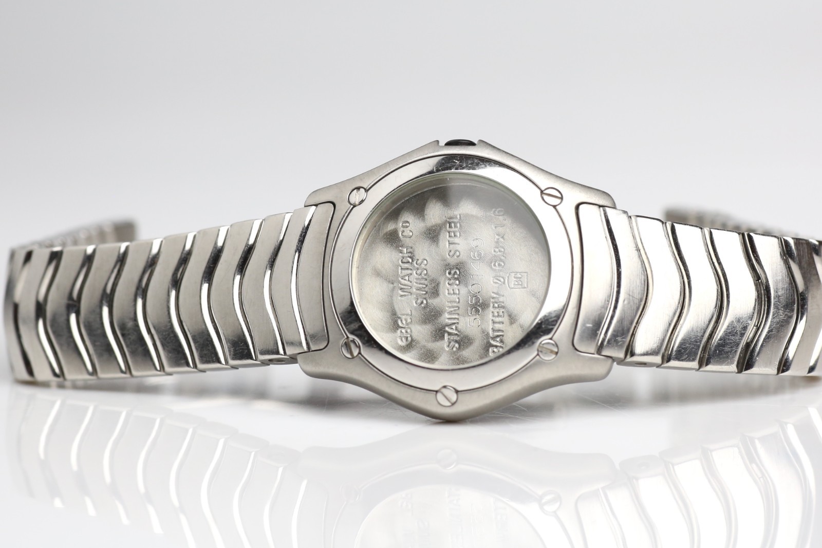 Ebel Classic Wave Quartz Ladies Case & Bracelet, 9157F11
