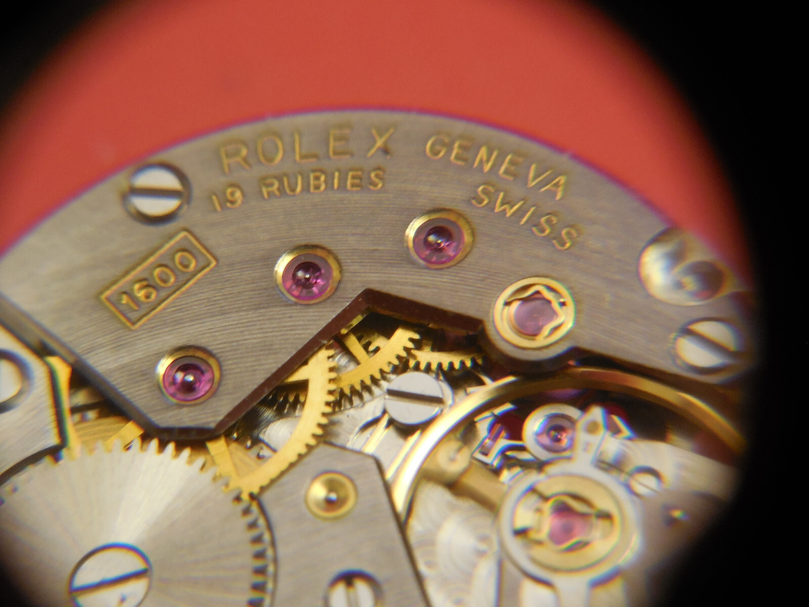 GENUINE ROLEX 1600 19 JEWEL MECHANICAL HAND WIND MANUAL MOVEMENT