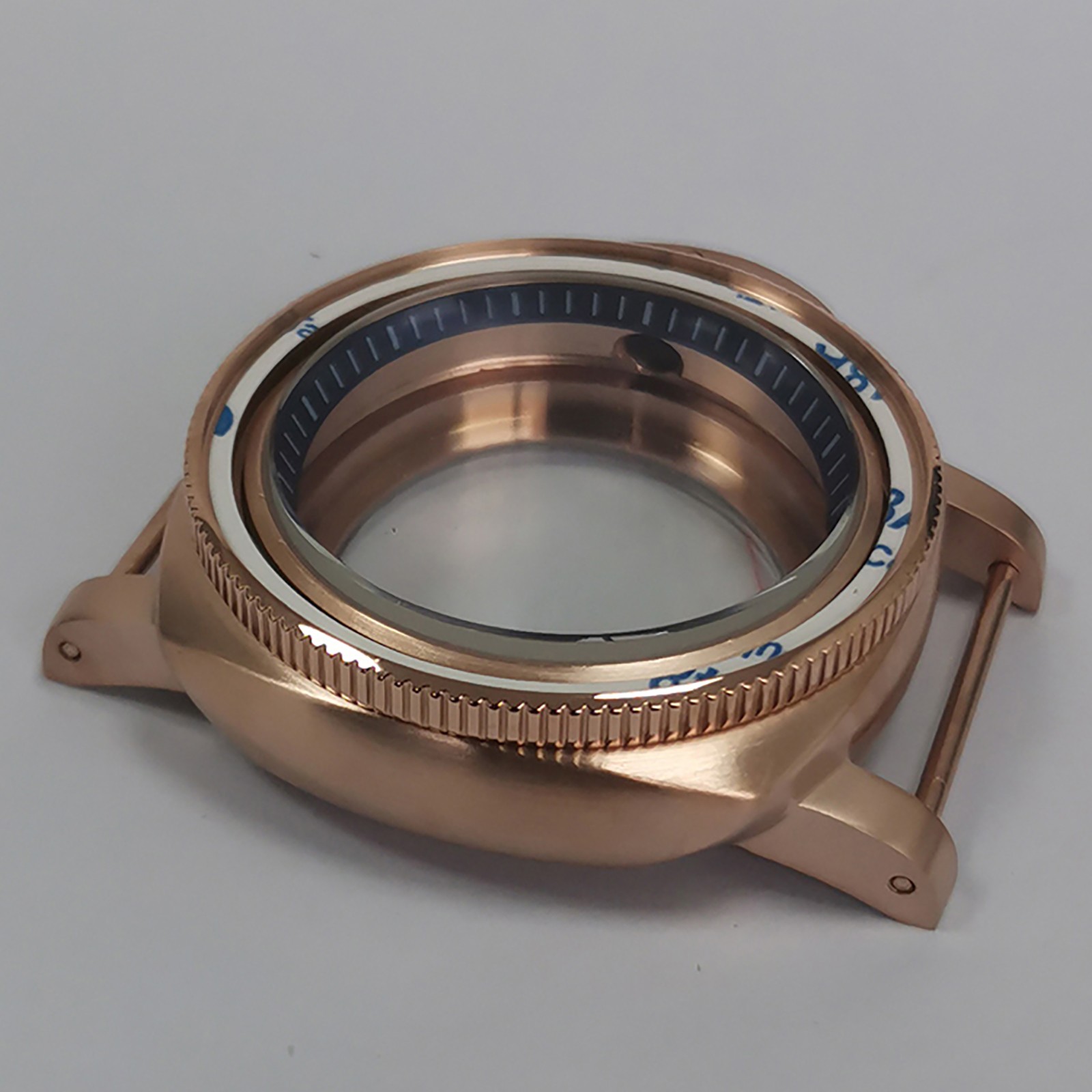 42mm PVD Rose Gold Stainless Steel Watch Case for NH35/NH36 Movement ===