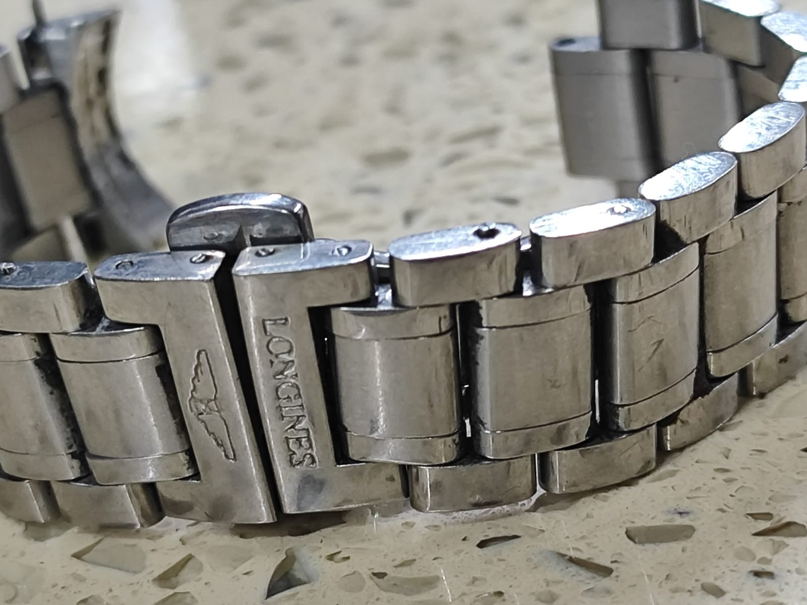 Longines Admiral Chronograph Automatic Part bracelet 20mm without one end link