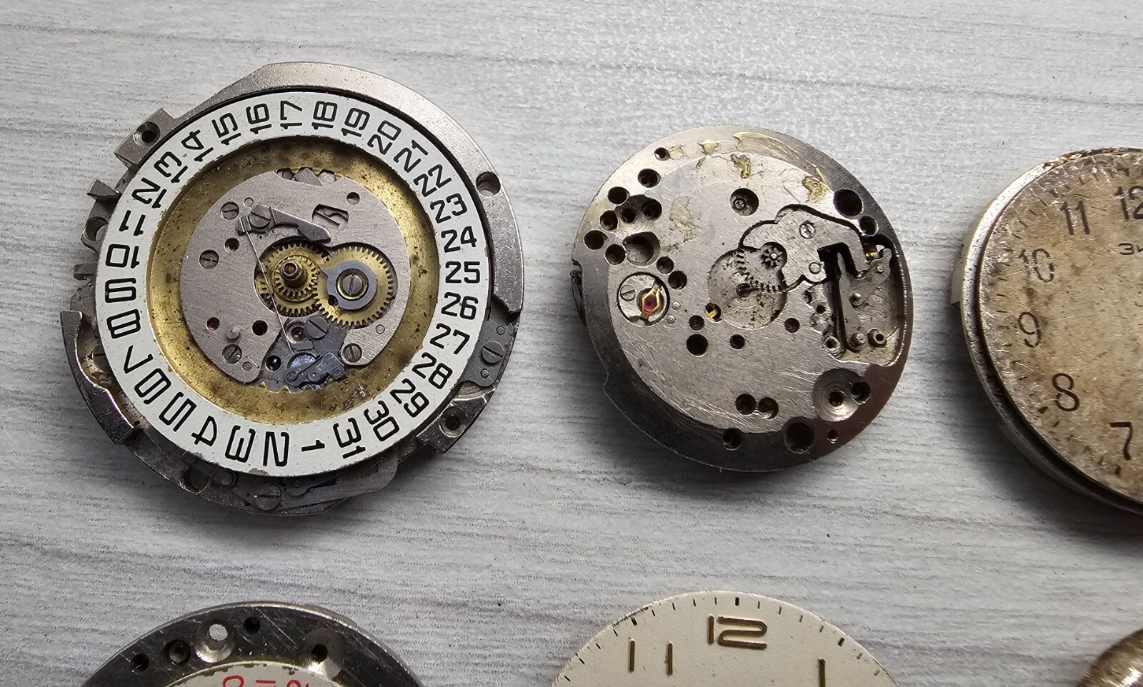 Watch Movement Poljot Raketa Zim Zarya Pobeda Soviet Mechanical Mechanism parts