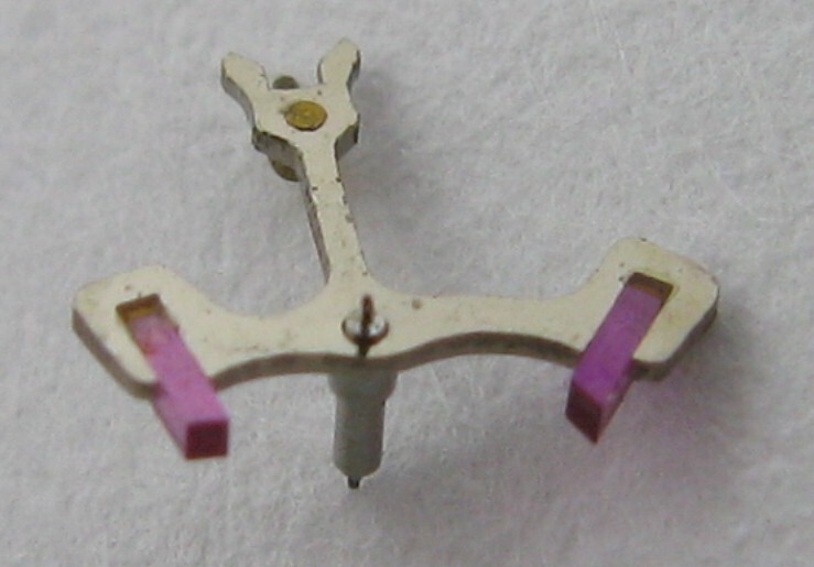 Poljot 3133 chronograph watch movement part anchor / pallet #710
