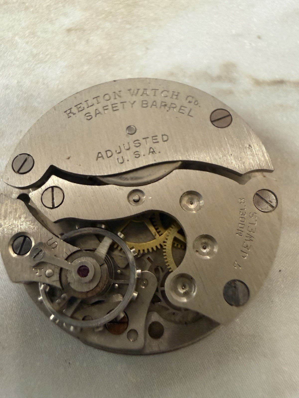 💖 Central U.S.A. Shockproof Heart Dial Watch Kelton Movement Parts
