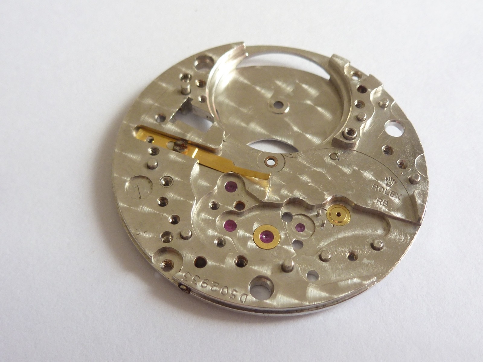 100% Authentic ROLEX 1570 Main Plate with all jewels mint condition 1530